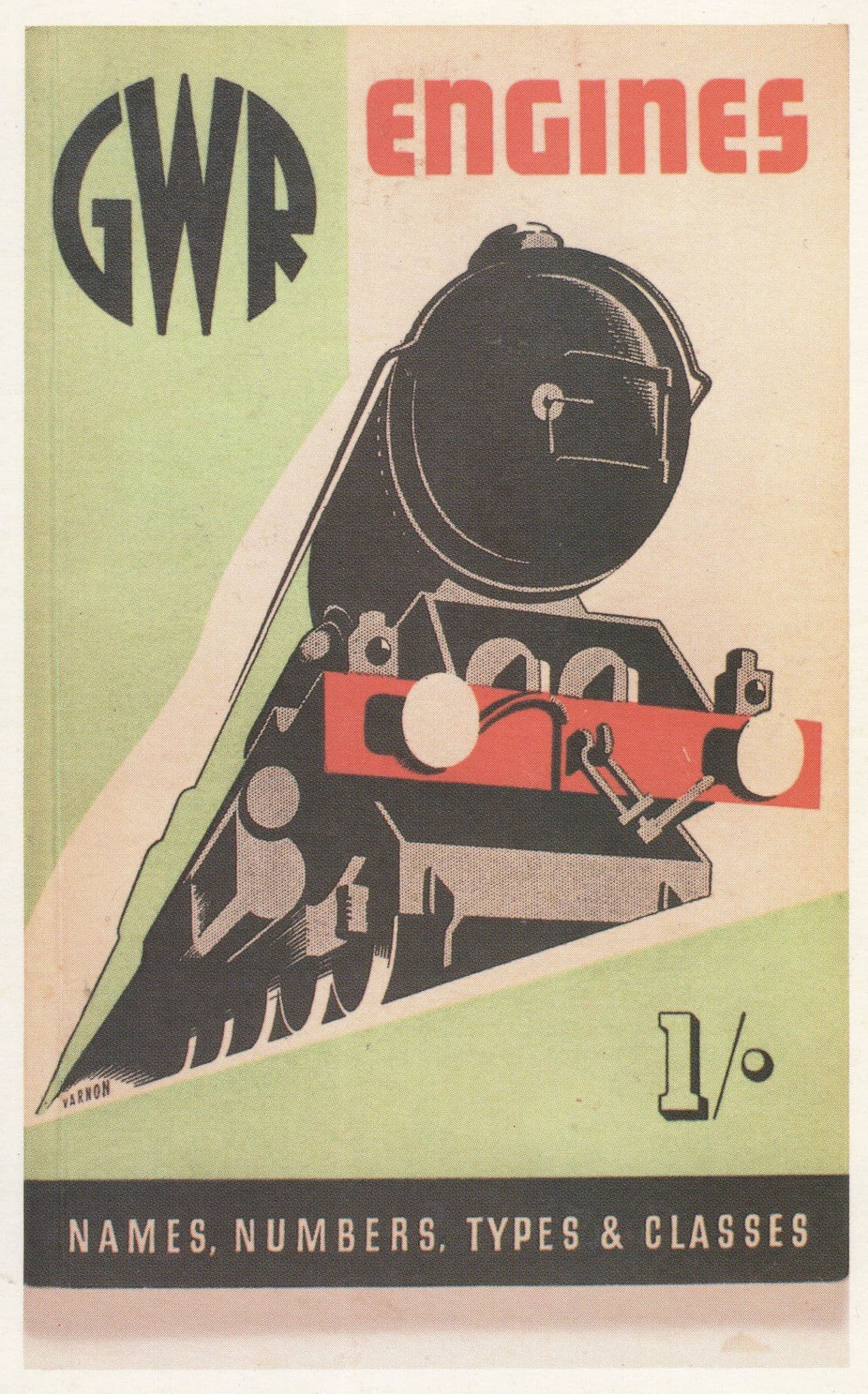 GWR Engines Trains Class Railway Poster Rare Advertising Postcard
