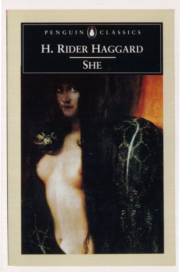 H Rider Haggard She 2001 Book Postcard