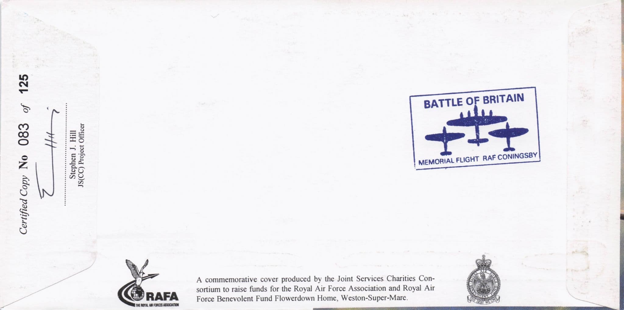 Hajo Herrmann German WW2 Ace Pilot Adlertag Hand Signed FDC