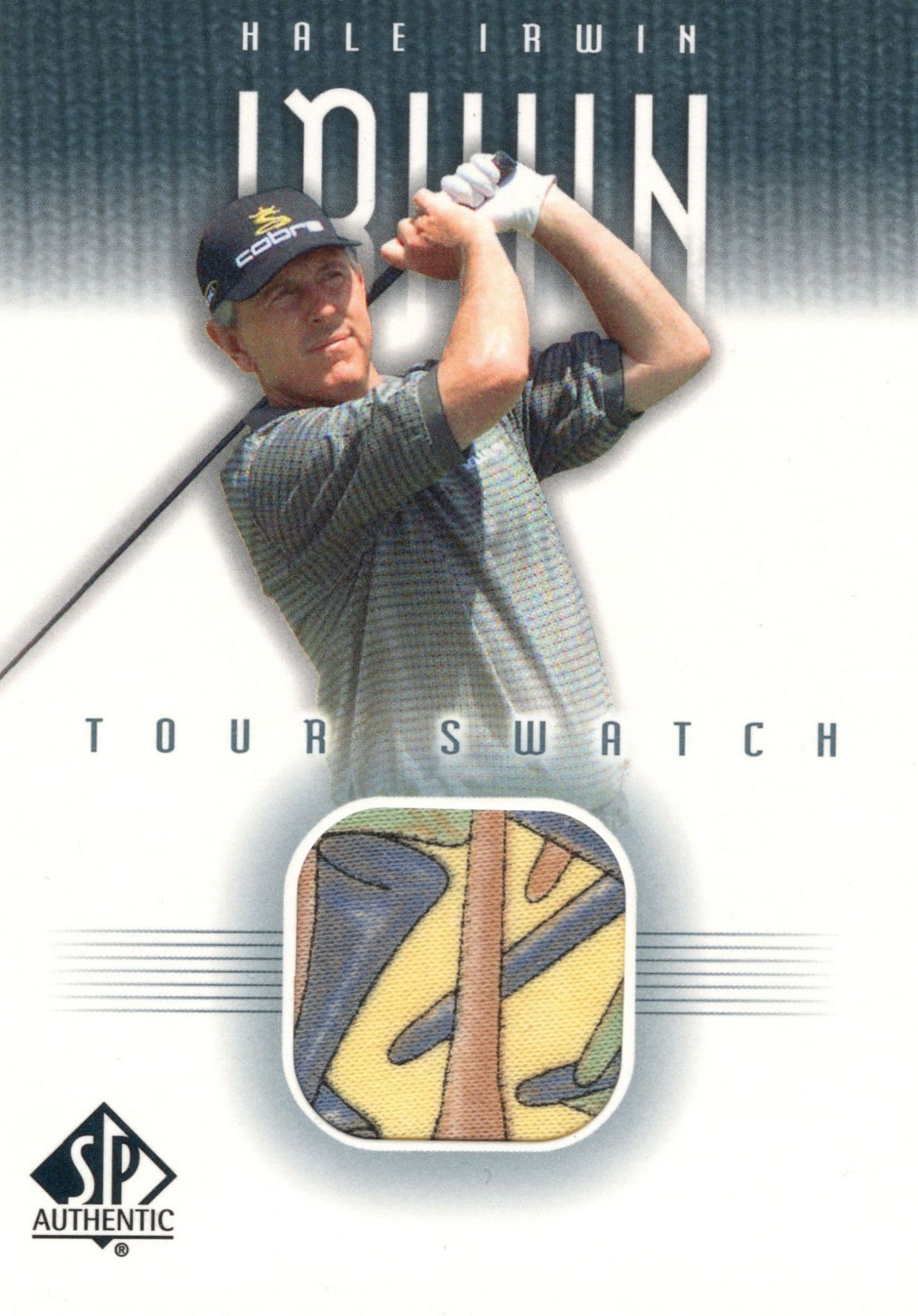 Hale Irwin 2001 Tour Swatch Worn Shirt Golf Rare Limited Edition Card