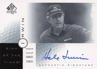 Hale Irwin Sign Of The Times Hand Signed 2001 SP Golf Autograph Card