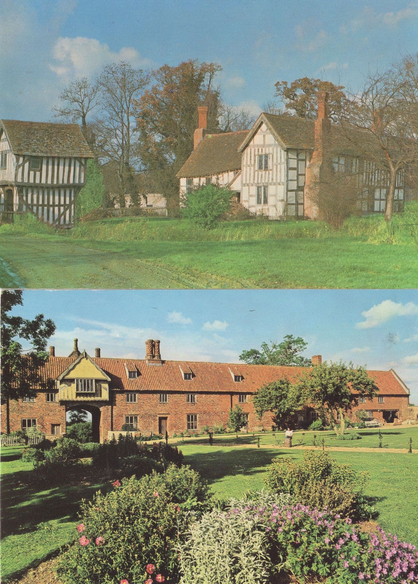 Hales Hall Loddon Norfolk Amazing Grounds 2x Postcard s