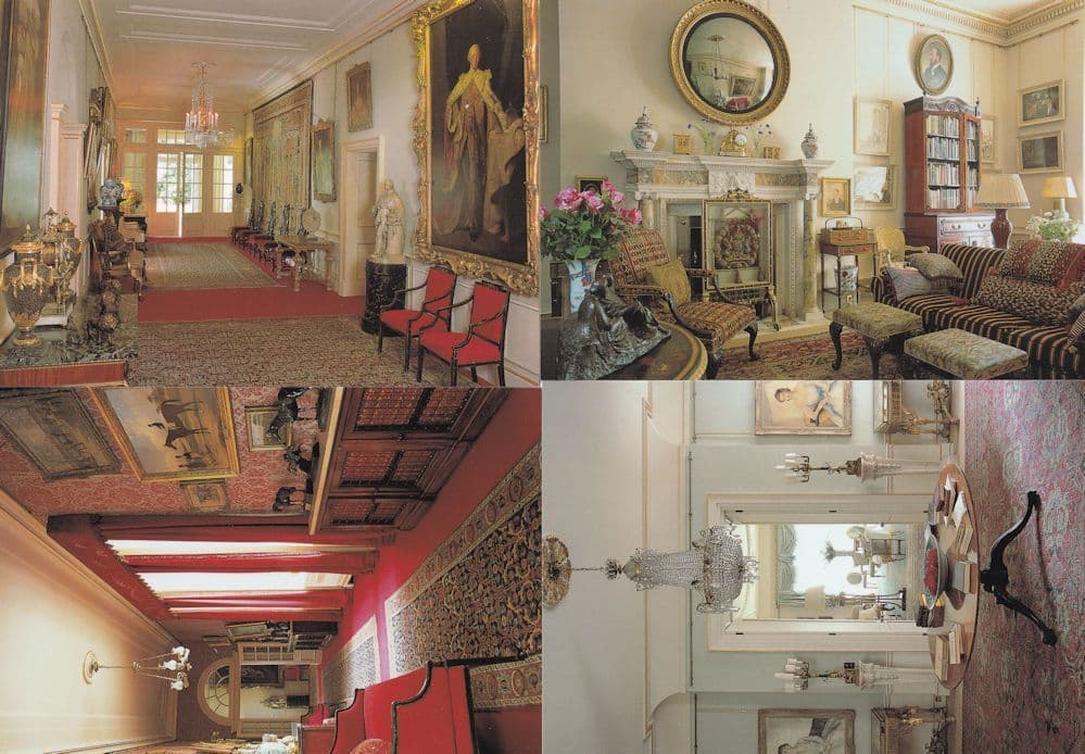 Hall  Corridor Lancaster Library Room Clarence House 4x Postcard s