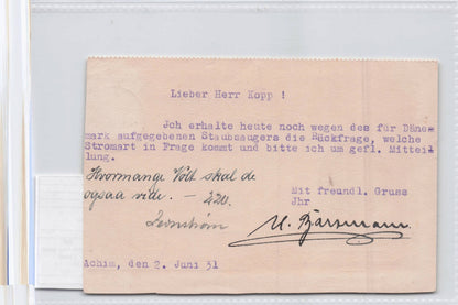 Hamburg Lost Vacuum Cleaner Cleaning Company German Old Postcard