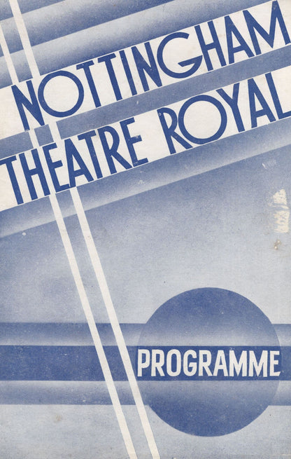Hamilton Deane Irish Evelyn Millard Sonata 1936 Old Nottingham Theatre Programme