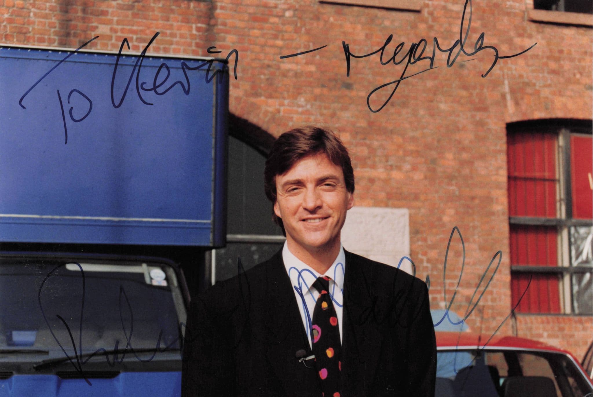 Hand Signed Unidentified Private Fan Meeting Autograph Photo 2