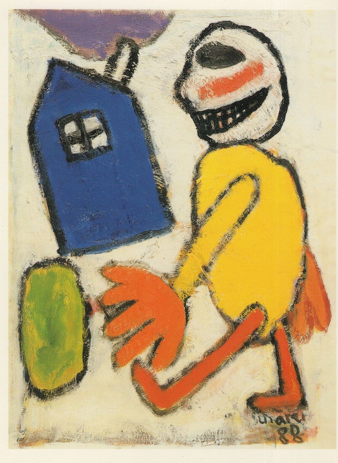 Hans Scharer Swiss Erotic Painter Artist Exhibition Postcard