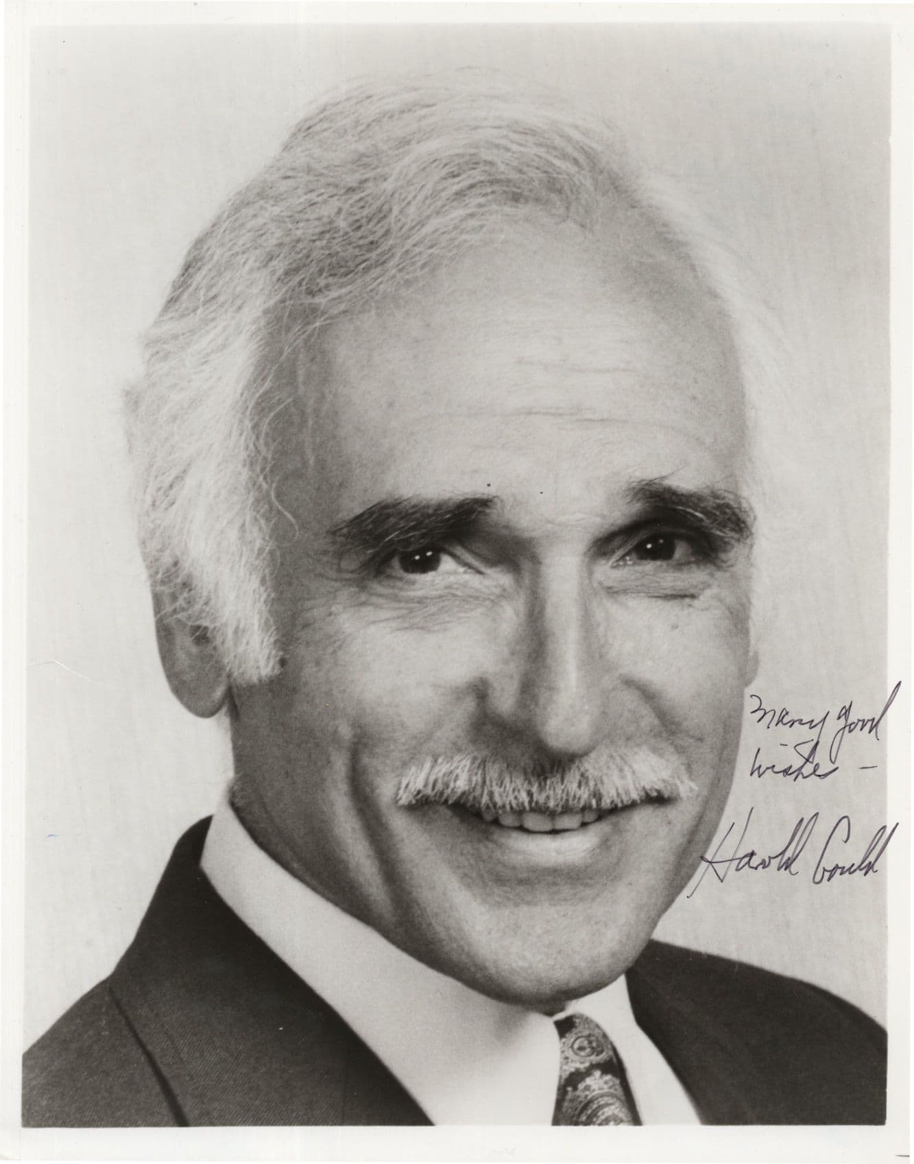 Harold Gould The Golden Girls Sting Dallas 10x8 Hand Signed Photo