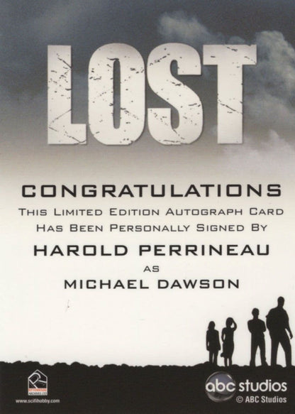 Harold Perrineau Lost TV Show Rare Hand Signed Autograph Card Photo
