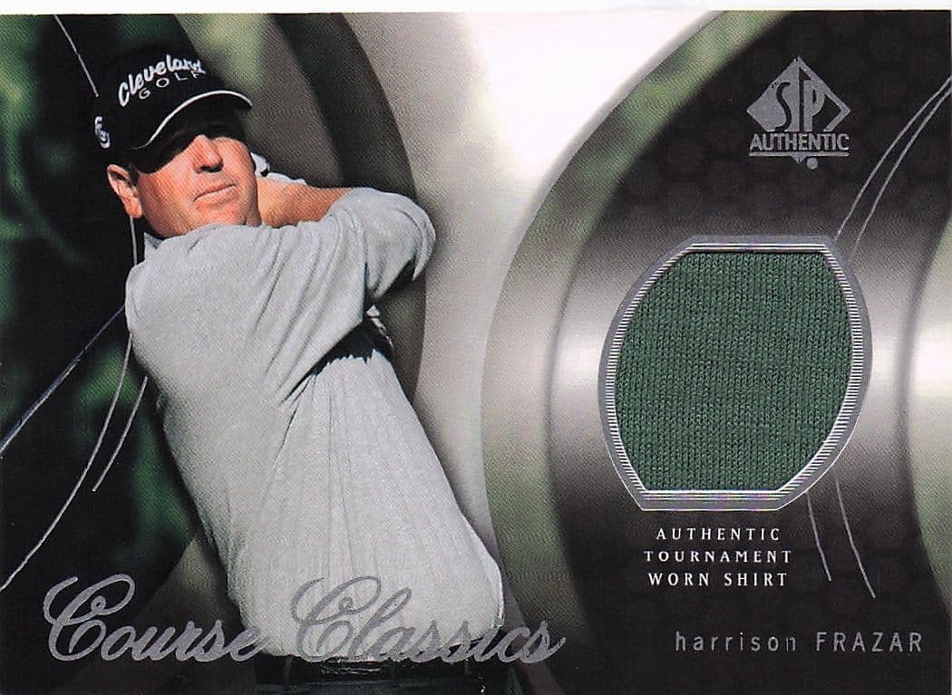 Harrison Frazer Course Classics 2004 Authentic Tournament Upper Deck Golf Shirt Card