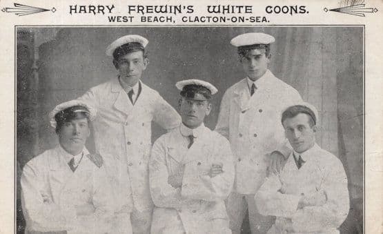 Harry Frewin's Politically Incorrect Entertainers Clacton On Sea Old Postcard