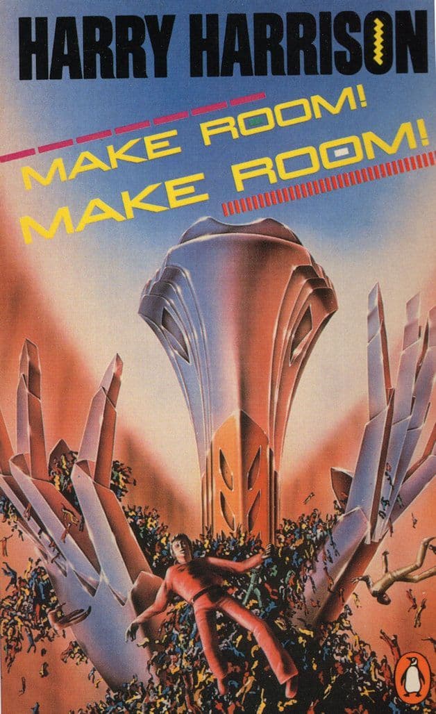Harry Harrison Make Room Make Room 1986 Book Postcard