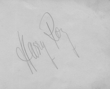 Harry Roy Bandleader Double Hand Signed Autograph Page