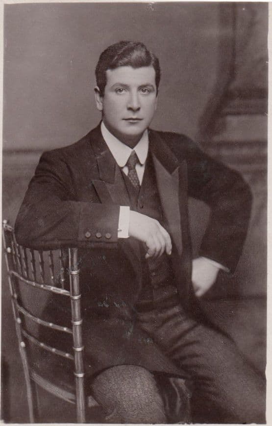 Harry Tate Antique Photo Postcard