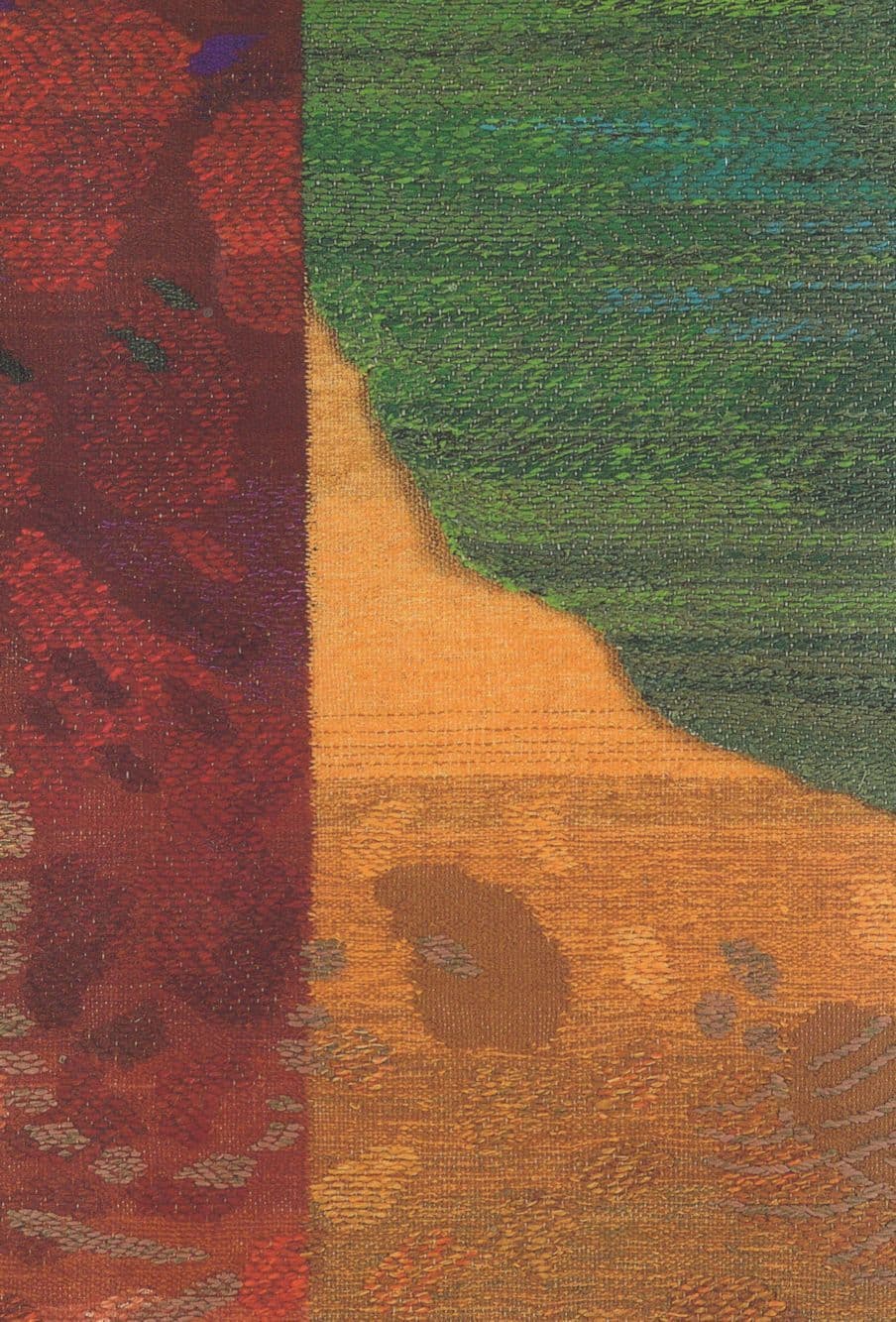 Harumi Isobi Japanese Tapestry Art Crafts London Exhibition Postcard