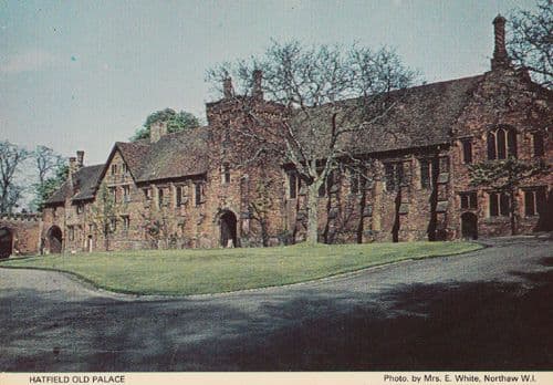 Hatfield Old Palace Herts Hertfordshire Womens Institute Postcard