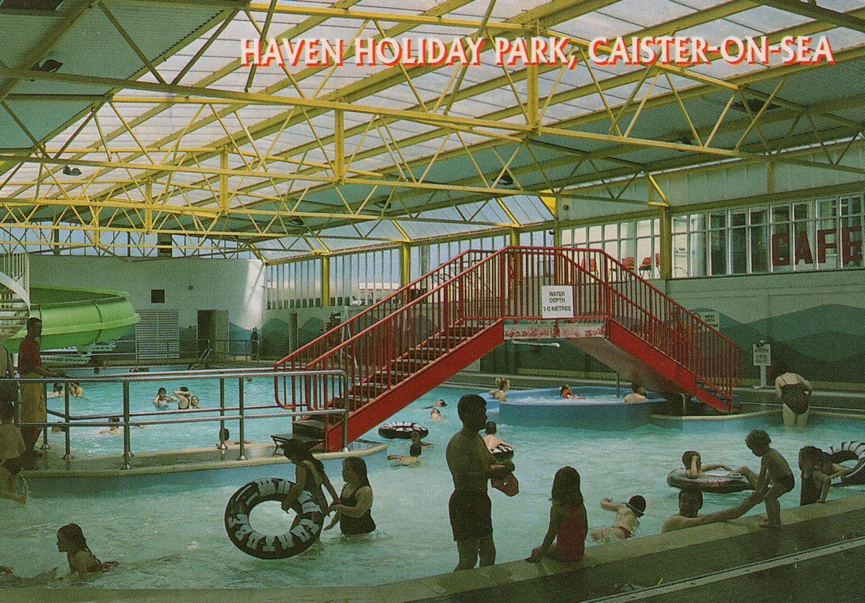 Haven Holiday Park Caister on Sea Norfolk Swimming Pool Postcard