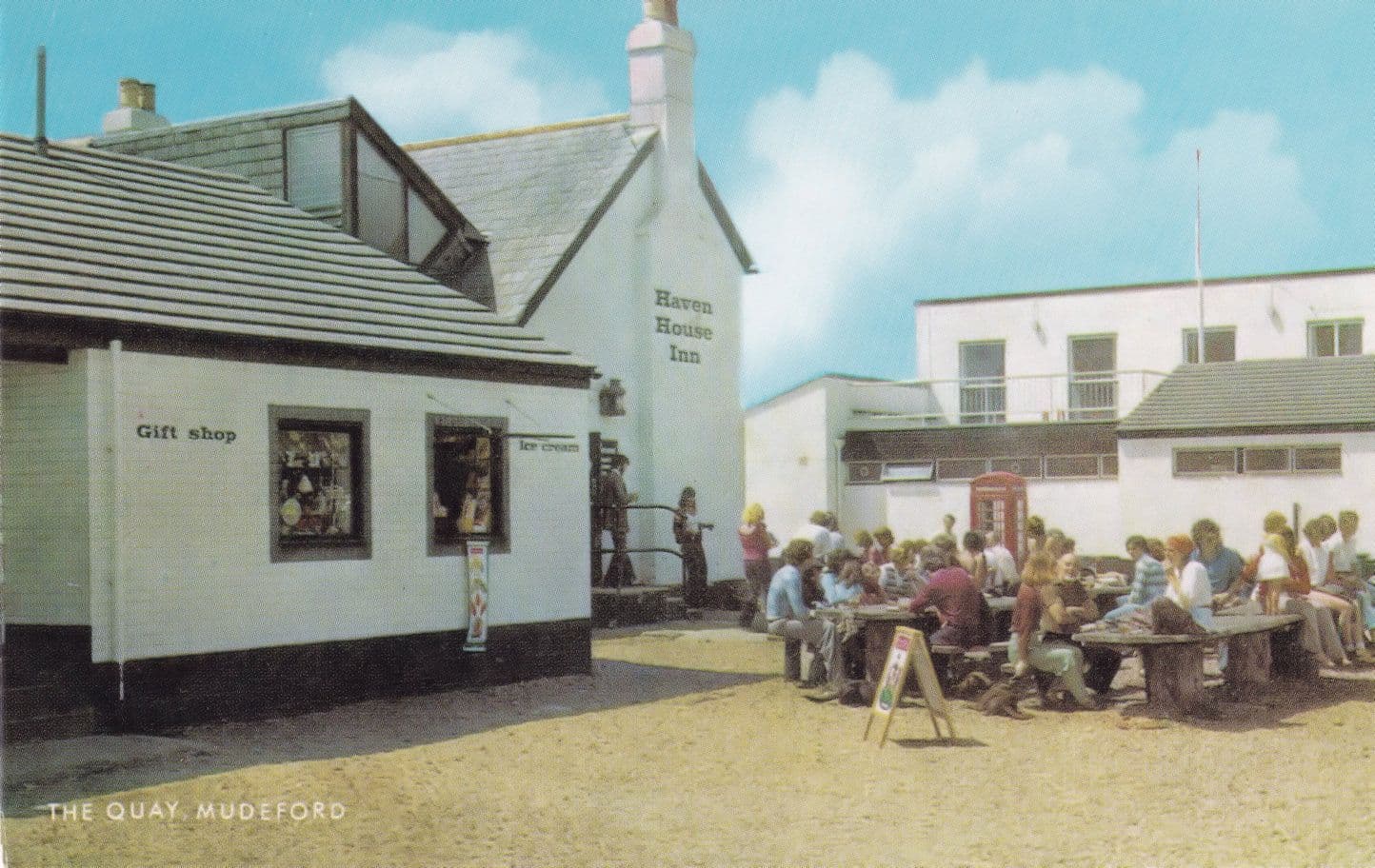 Haven House Inn The Quay Mudeford Dorset Postcard