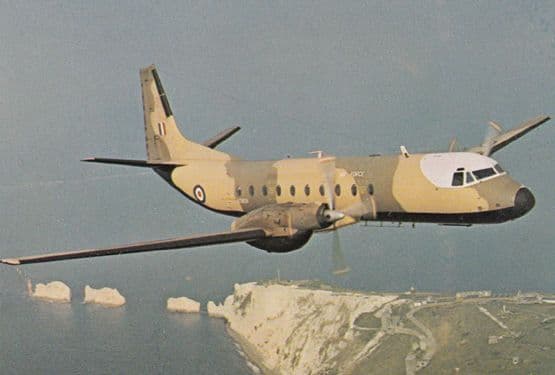Hawker Siddeley Andover CI Military Plane Aircraft Postcard