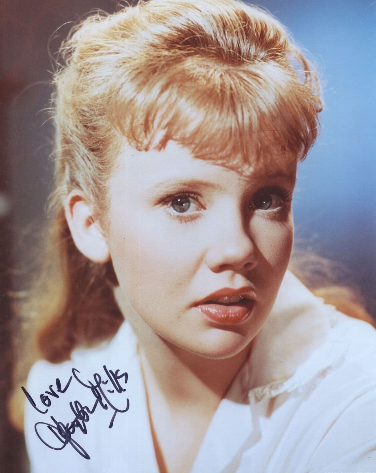 Hayley Mills Whistle Down The Wind Film 10x8 Hand Signed Photo