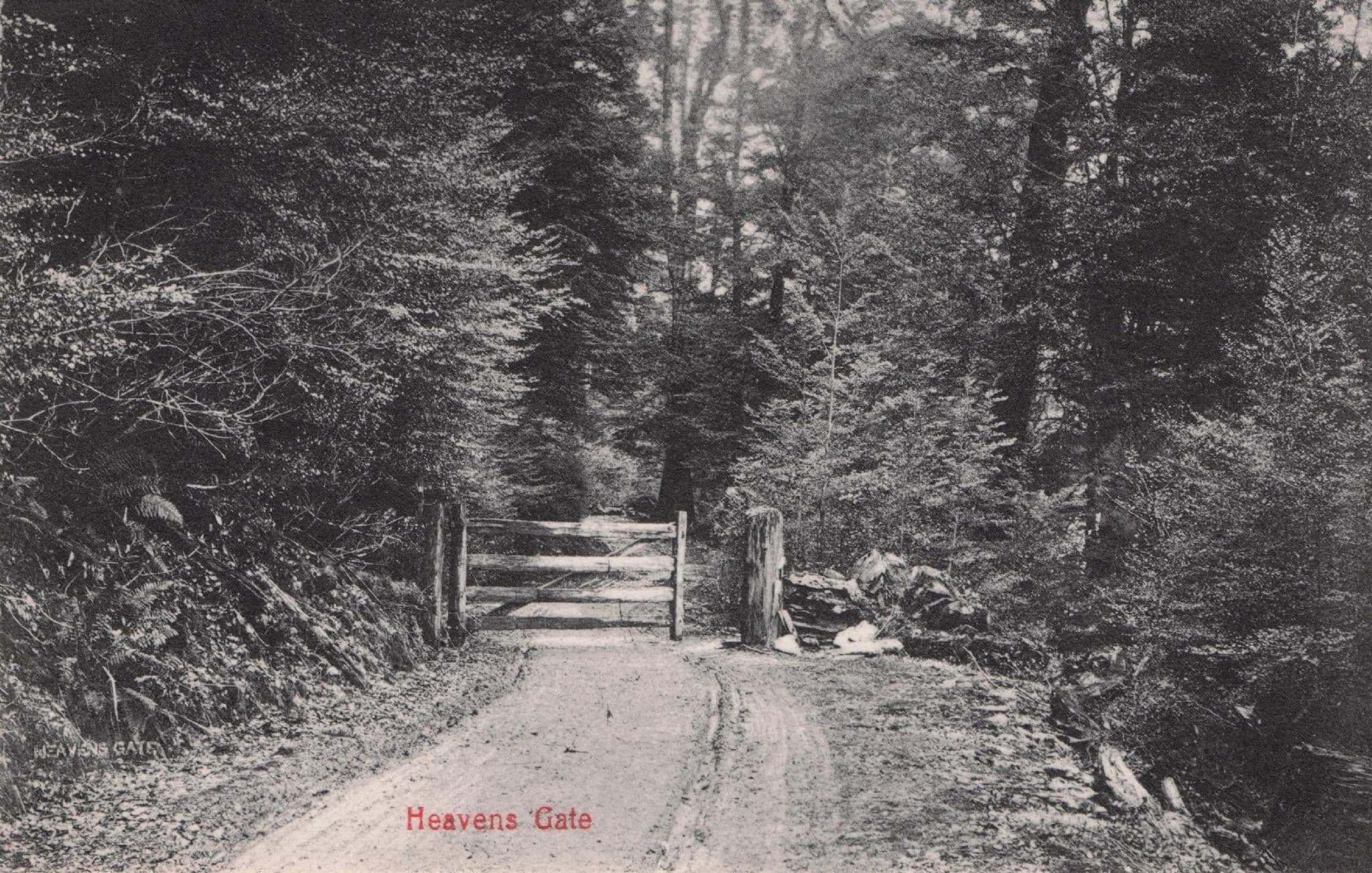 Heavens Gate Otago New Zealand Old Hotops Rare Postcard