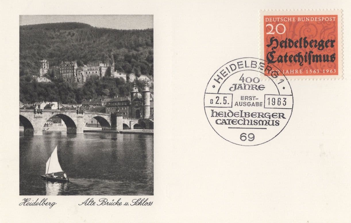 Heidelberg German 1969 First Day Cover Sailing Ship Postcard