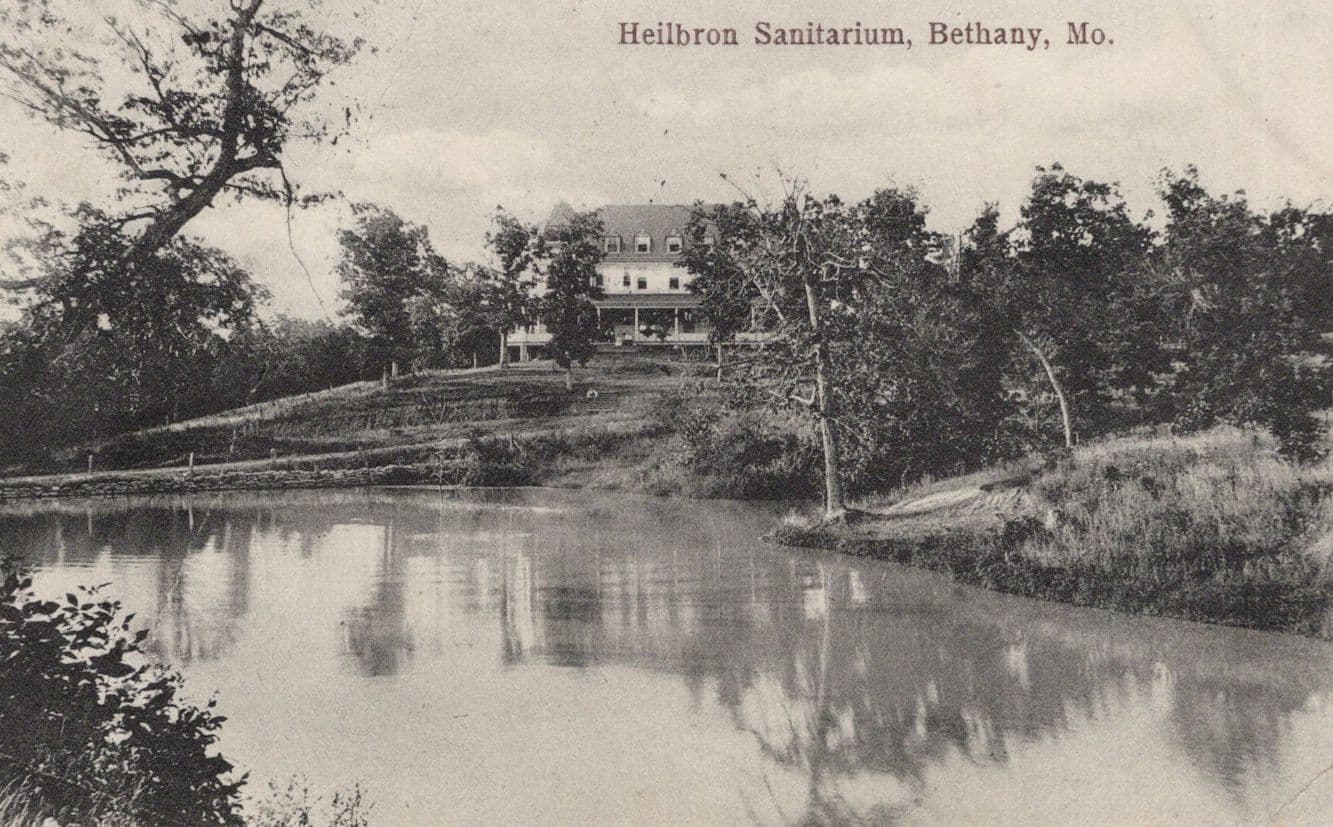 Heilbron Sanitarium Bethany USA Antique 1912 Postcard