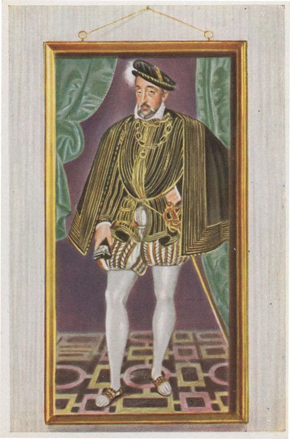 Heinrich II Henry II Holy Roman Emperor Painting Cigarette Card