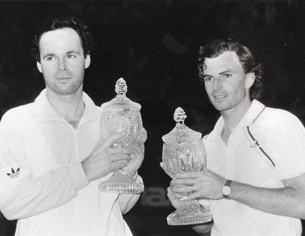 Heinz Gunthardt Mazda World Doubles Tennis 1986 Press Photo