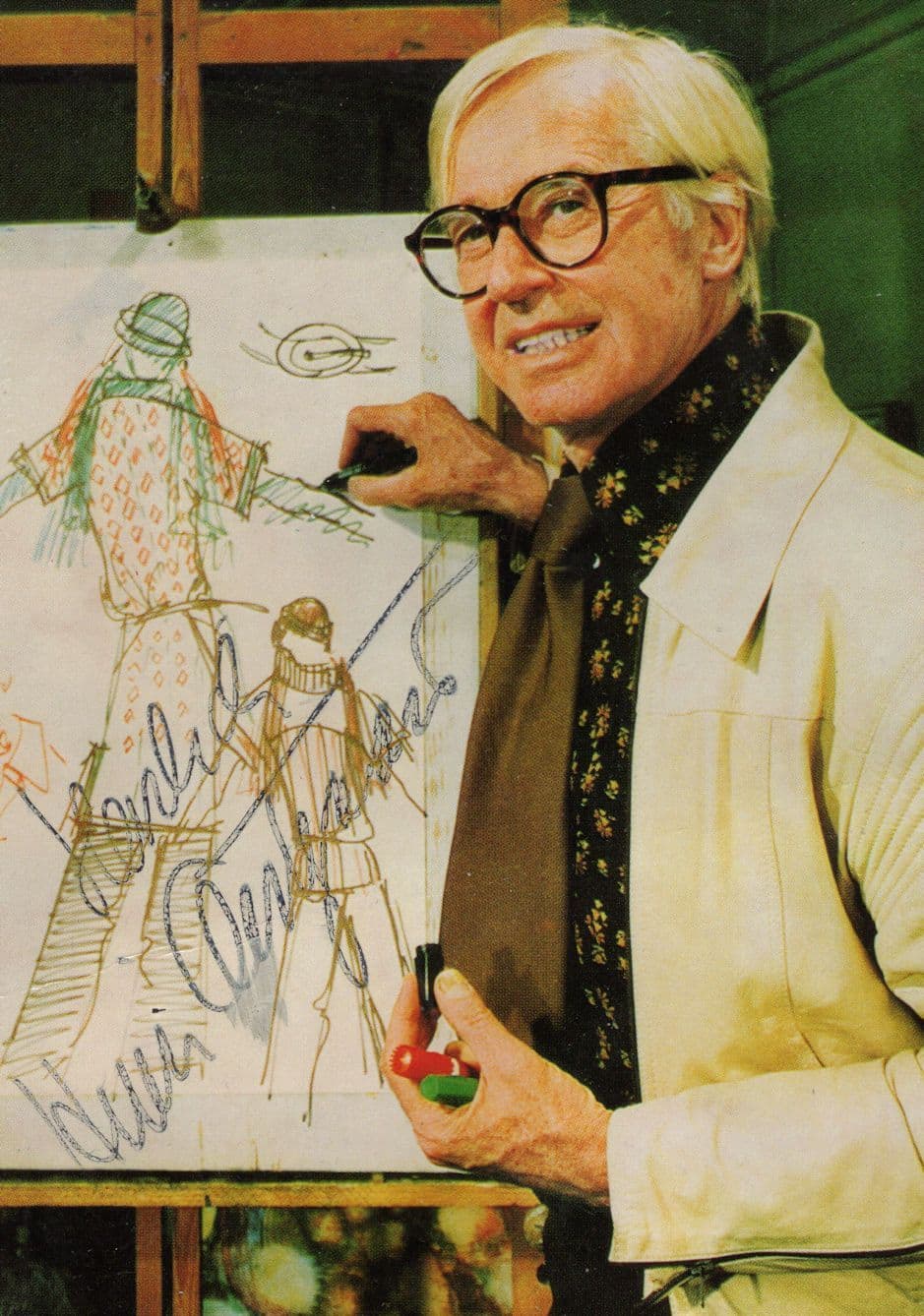 Heinz Oestergaard German Fashion Designer Hand Signed Photo Has Indent