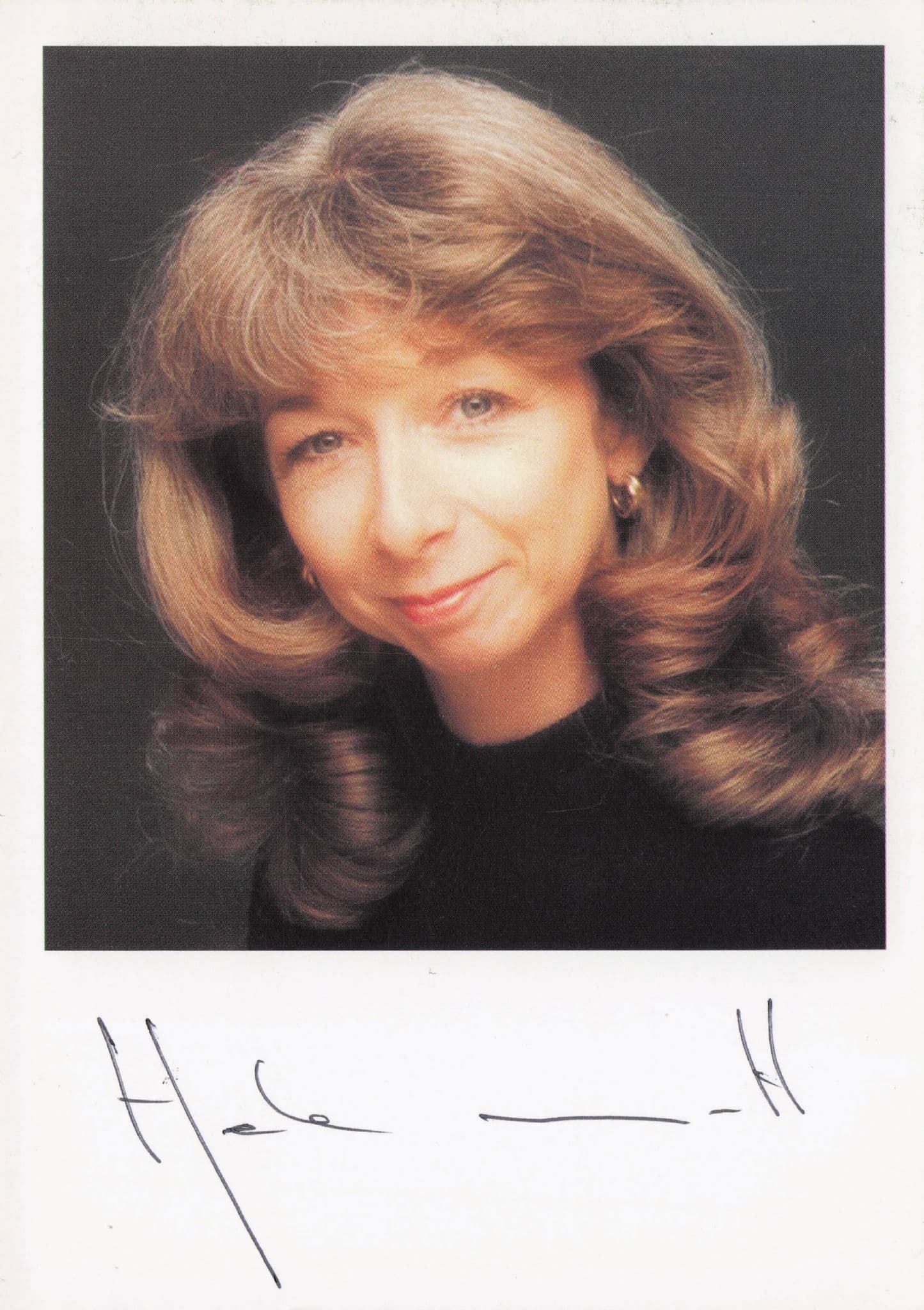 Helen Worth Coronation Street Rare Hand Signed Undedicated Photo