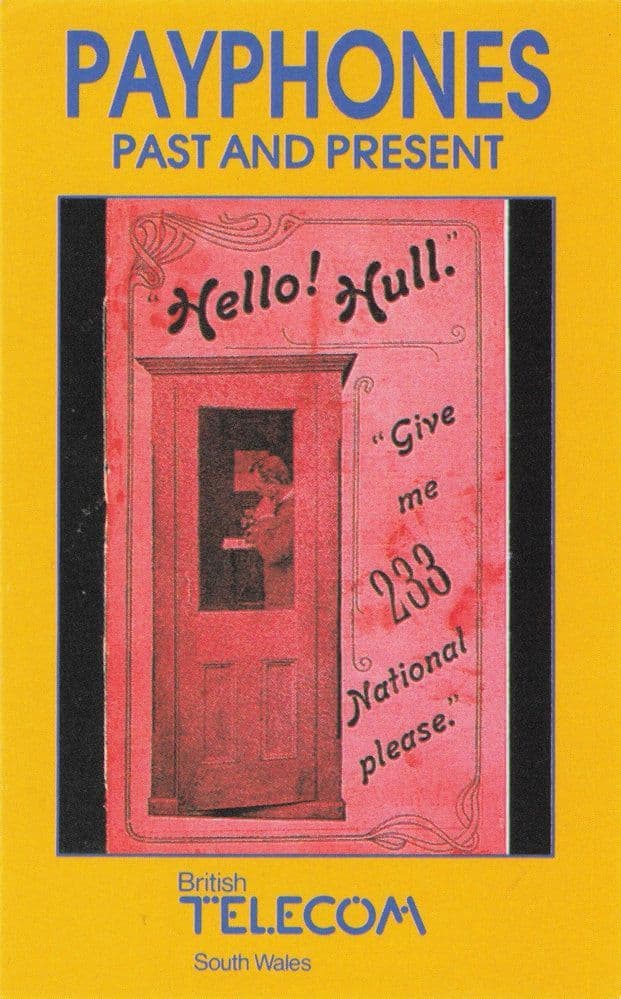 Hello Hull Yorkshire Telephone Box British Telecom Rare Trade Photo Card