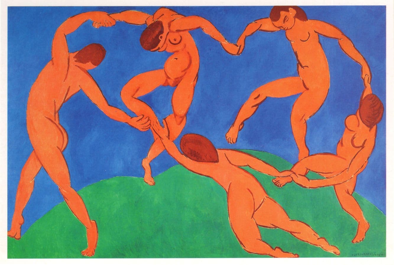 Henri Matisse The Dance London Royal Academy Of Arts Painting Postcard