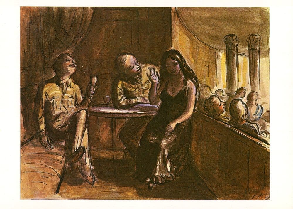 Henry Moore A Miner At Work War Painting Postcard
