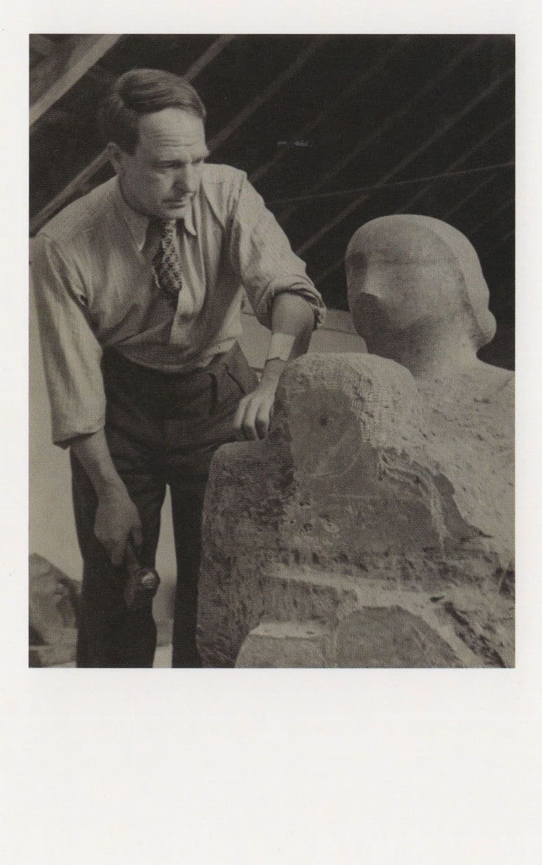 Henry Moore Sculptor Artist National Portrait Gallery Postcard