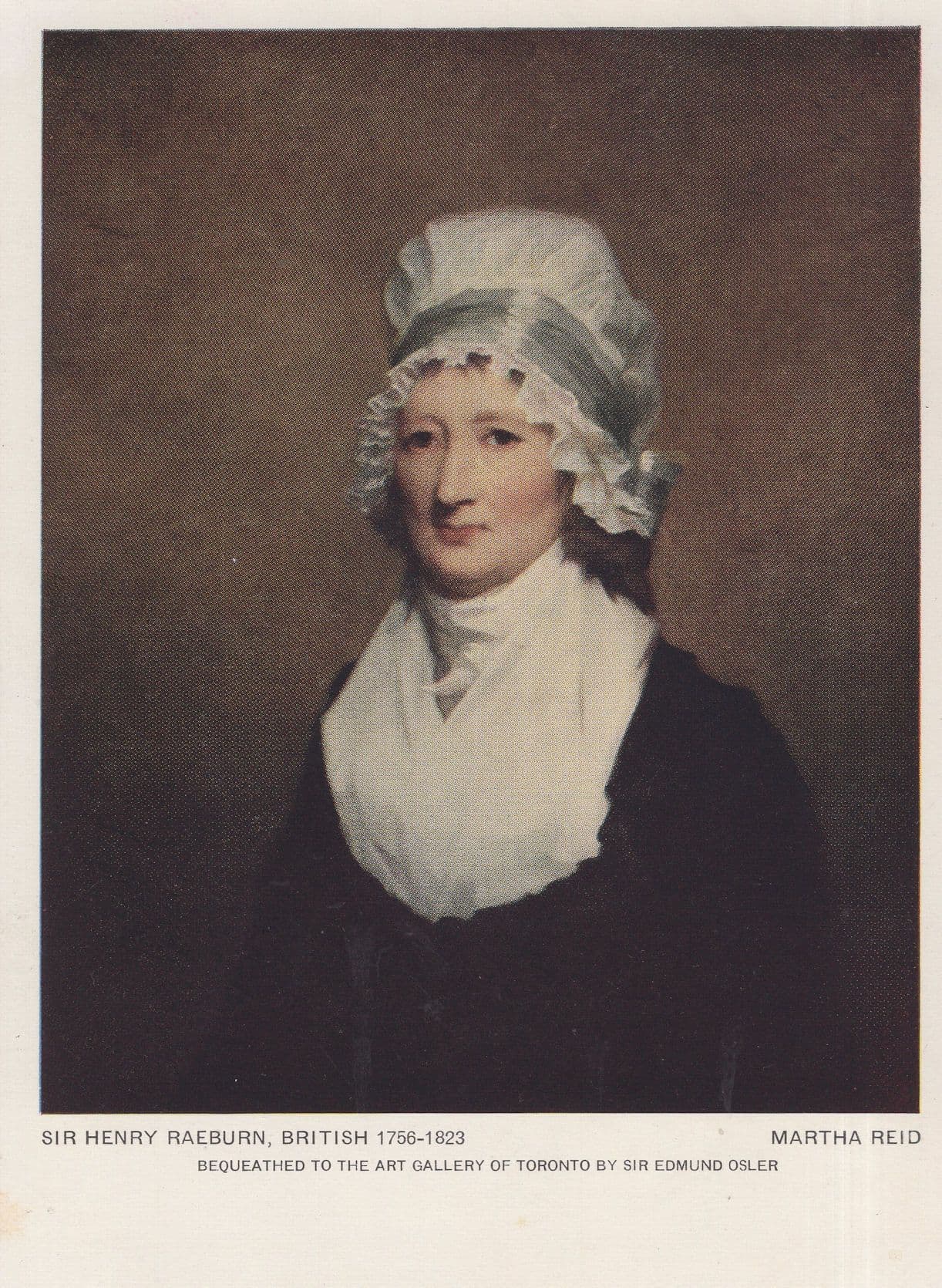 Henry Raeburn Martha Reid Toronto Gallery Painting Postcard