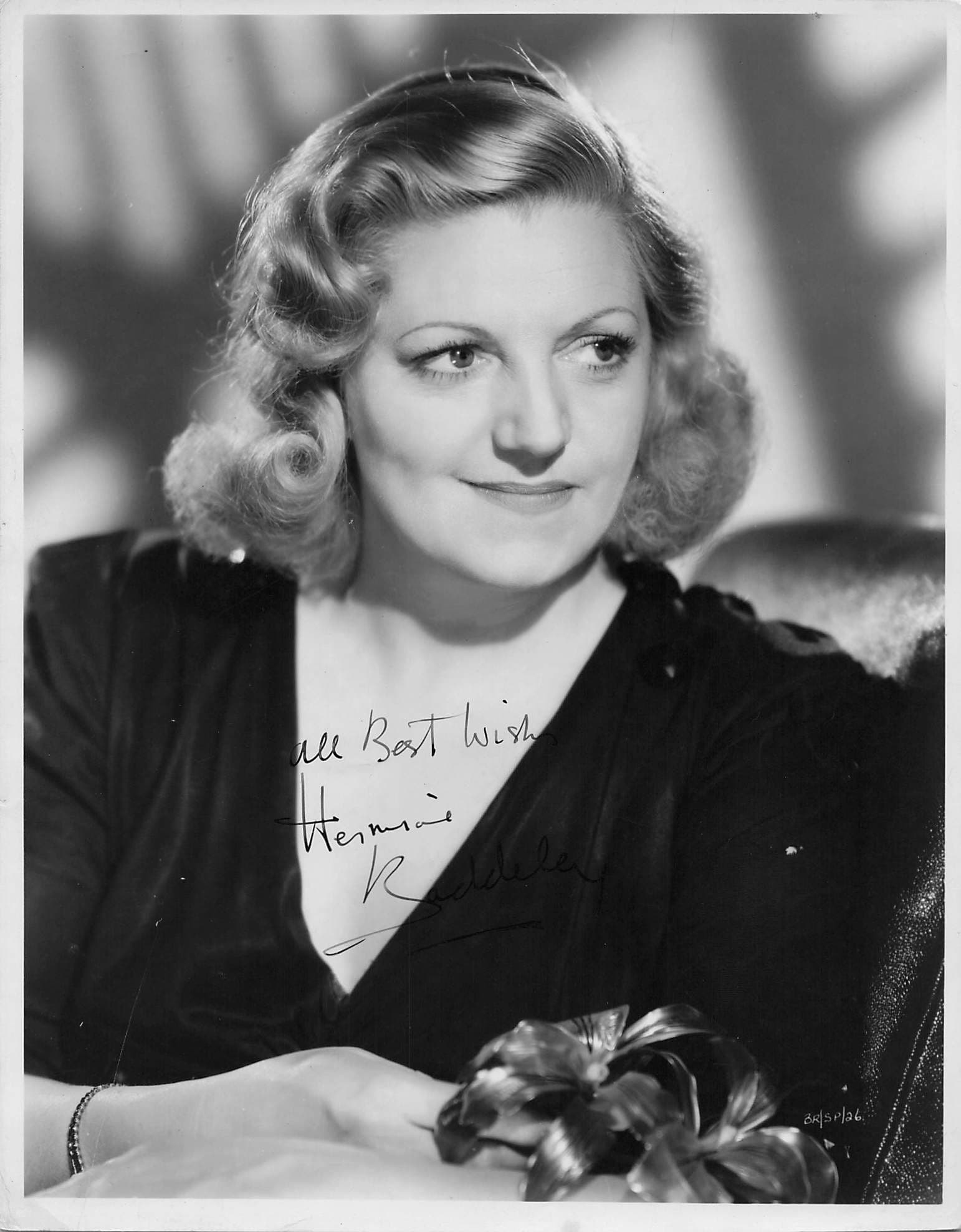 Hermione Badderley Historic Actress 10x8 Hand Signed Photo