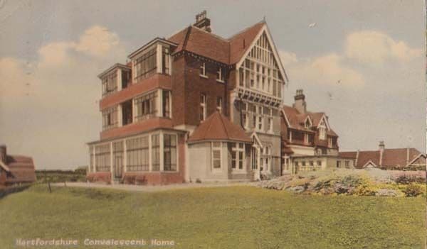 Hertfordshire Herts Convalescent Convalescence Home Postcard