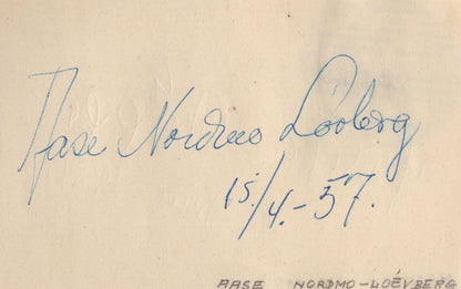 Hertha Topper Austrian Opera Contralto Aase Lovberg Autograph Photo Card