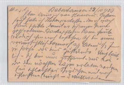Hessenberg Weimar Republic Germany Postal Stationary Old Postcard