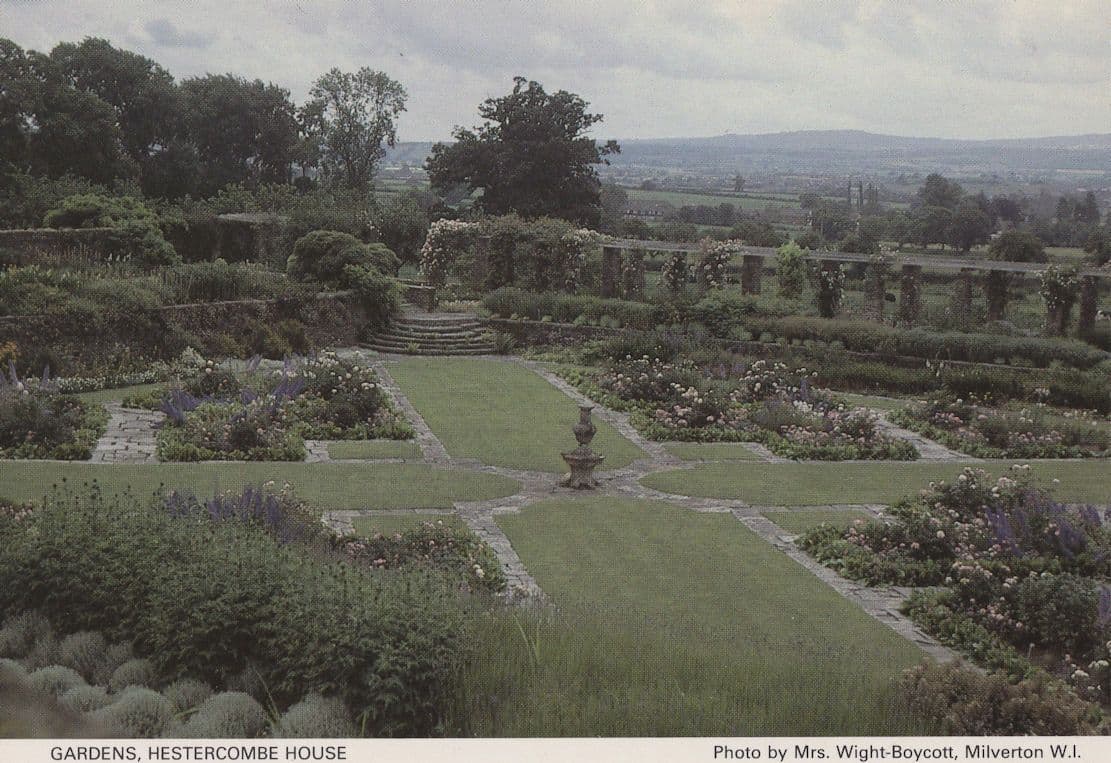 Hestercombe House Somerset 1980s Spectacular Aerial postcard