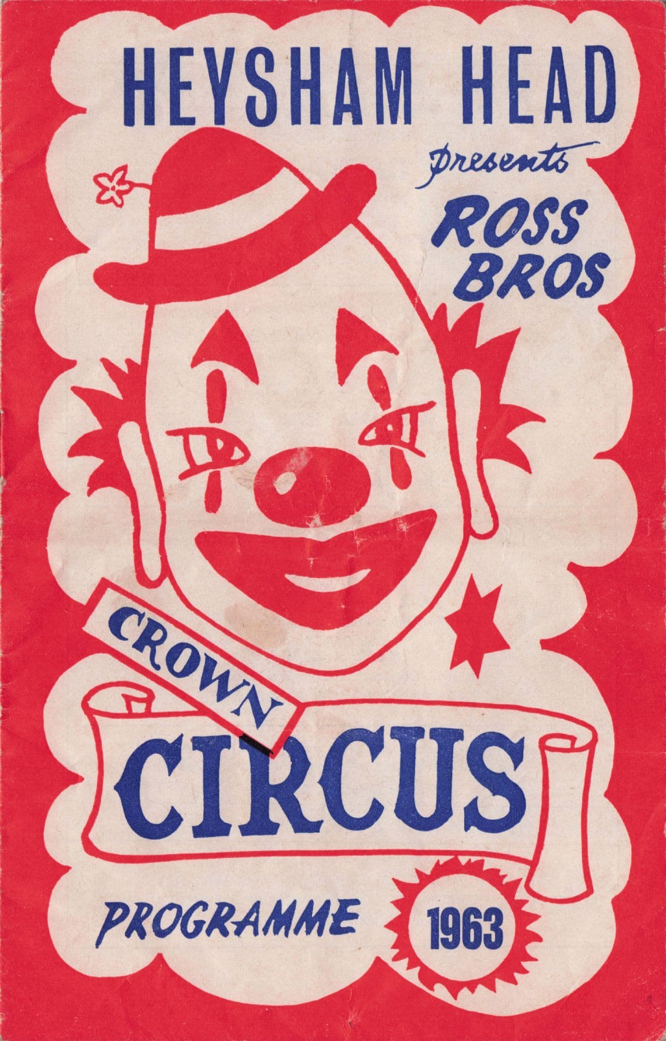 Heysham Head Lancashire 1963 Antique Circus Theatre Programme