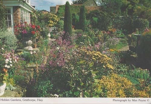 Hidden Gardens Gristhorpe Yorkshire Filey Photo Postcard