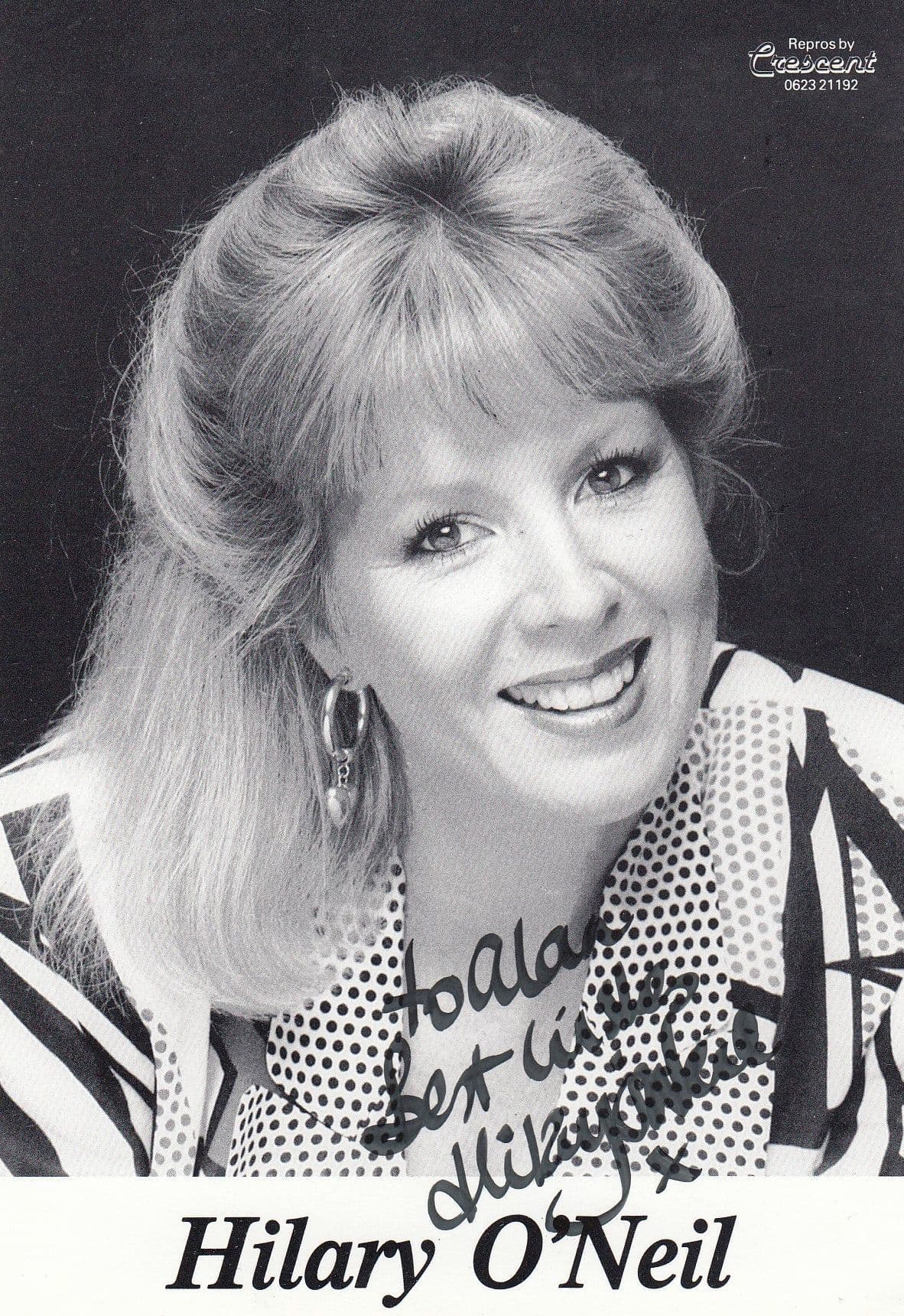 Hilary O'Neil Acorn Antiques Hand Signed Photo