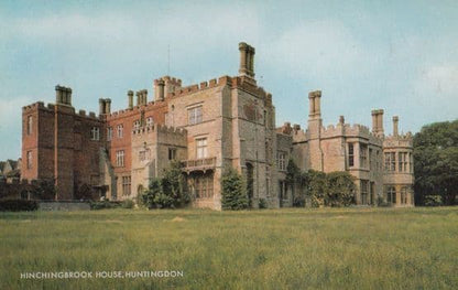 Hinchingbrook House George Hotel Huntingdon 1960s 2x Postcard s