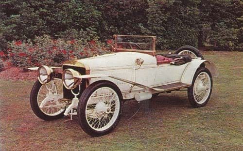 Hispano Suiza Alfonso Hill Sports Car Photo Postcard