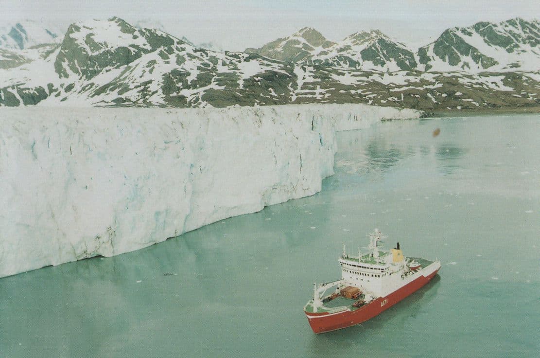 HMS Endurance Ice Patrol Ship At Antarctica 1990s Postcard