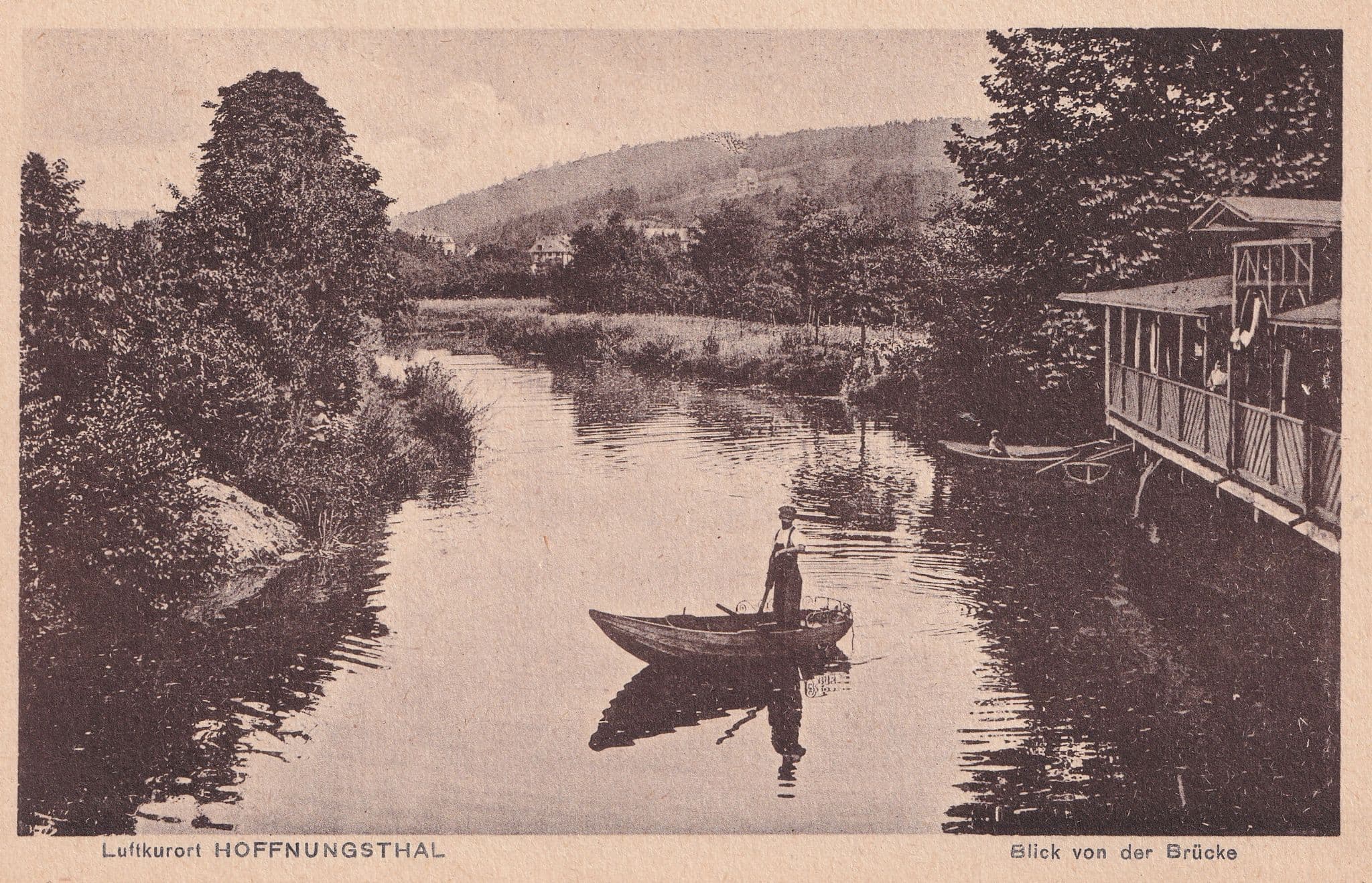 Hoffnungsthal Blick Von Der Brucke Luftkurort German Postcard