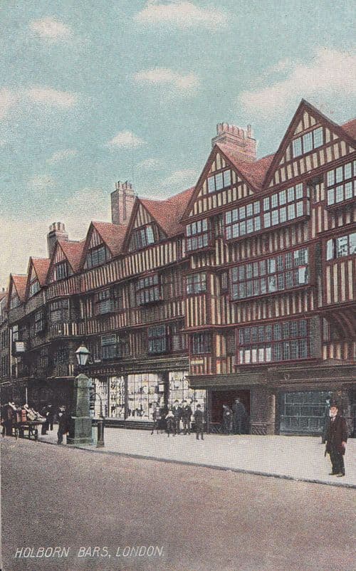 Holburn London Pubs Bar Hotel Inns Antique Postcard