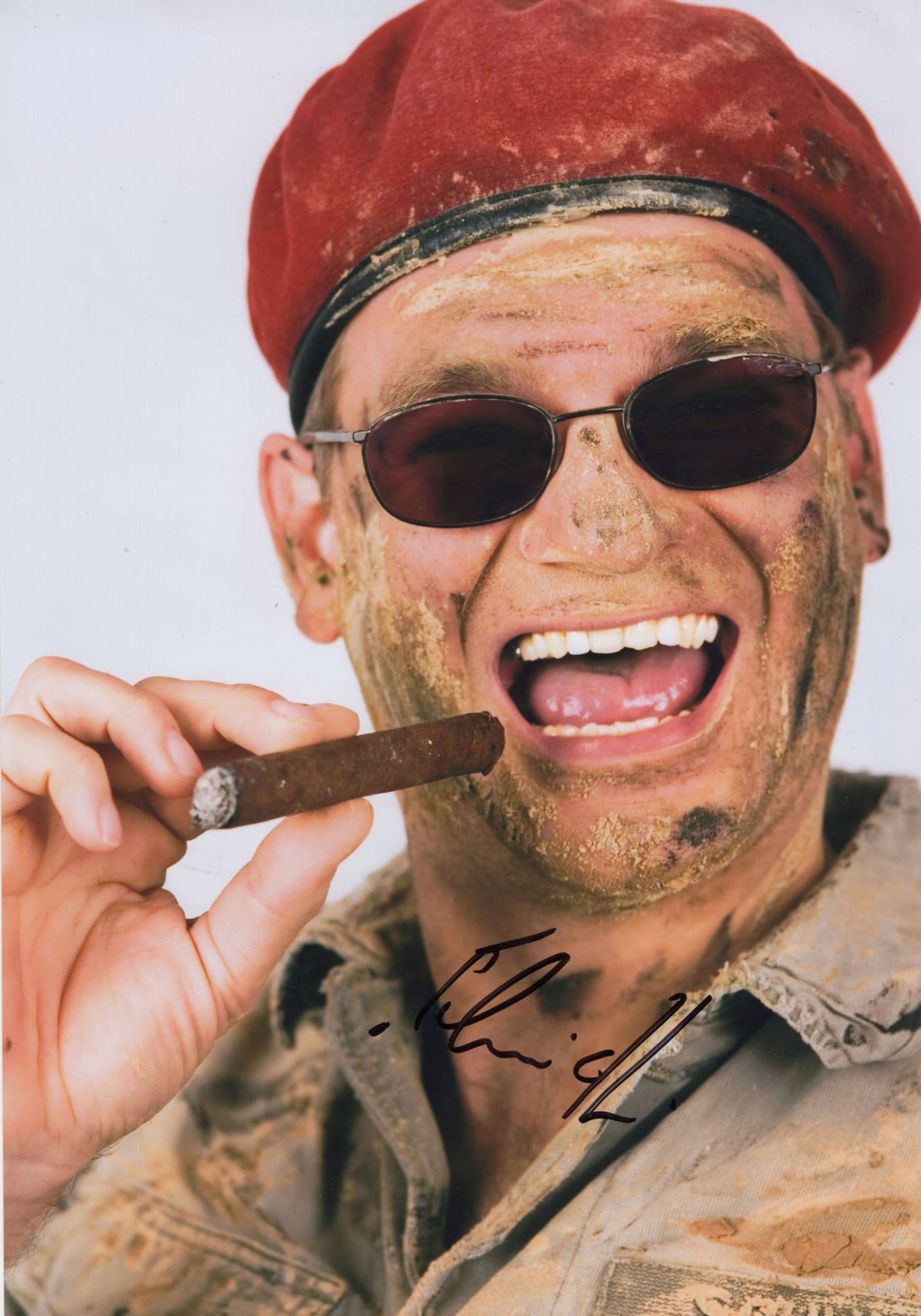 Holger Muller German Actor Ausbilder Schmidt 12x8 Hand Signed Photo